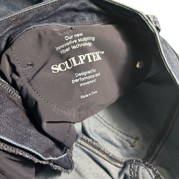 Athleta Sculptex Stretch Skinny Jeans Dark Wash Sz 6 - Picture 8 of 12